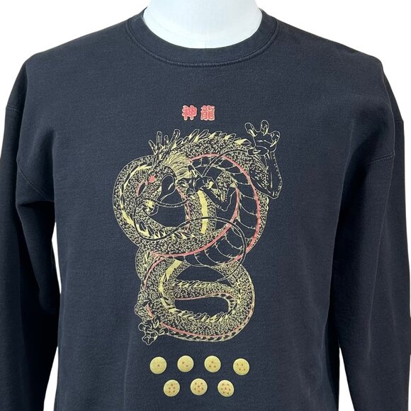 Boxlunch Dragonball Z Men's Black Summon Sherron Crewneck Sweatshirt Size M - Picture 3 of 6
